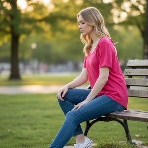 Marika Deep Pink Top